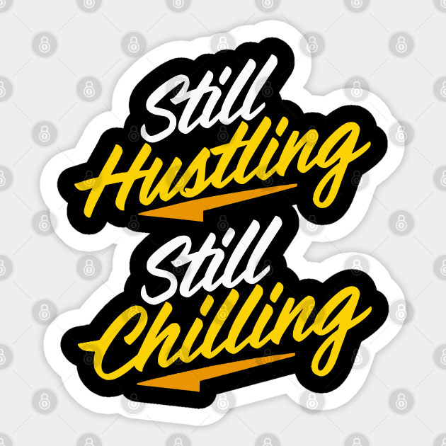 Ambitious Hustler Philosophy Sticker by 2wear Grafix